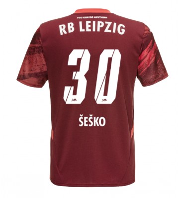 RB Leipzig Benjamin Sesko #30 Segunda Equipación 2024-25 Manga Corta